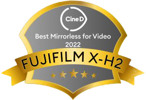 Badge FUJIFILM X H2 Best Mirrorless for Video 2022 v2 300x206 Kopie