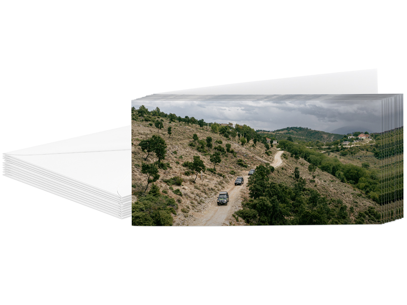 60007992 Klappkarte 10x21 quer 10er Set