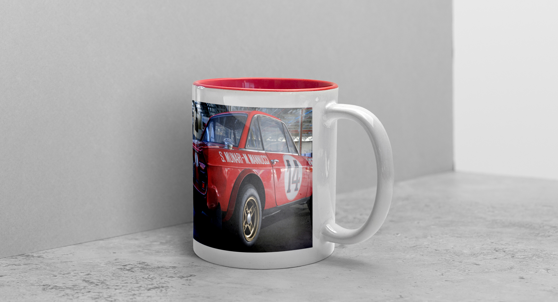 Fototasse innen farbig Beispiel