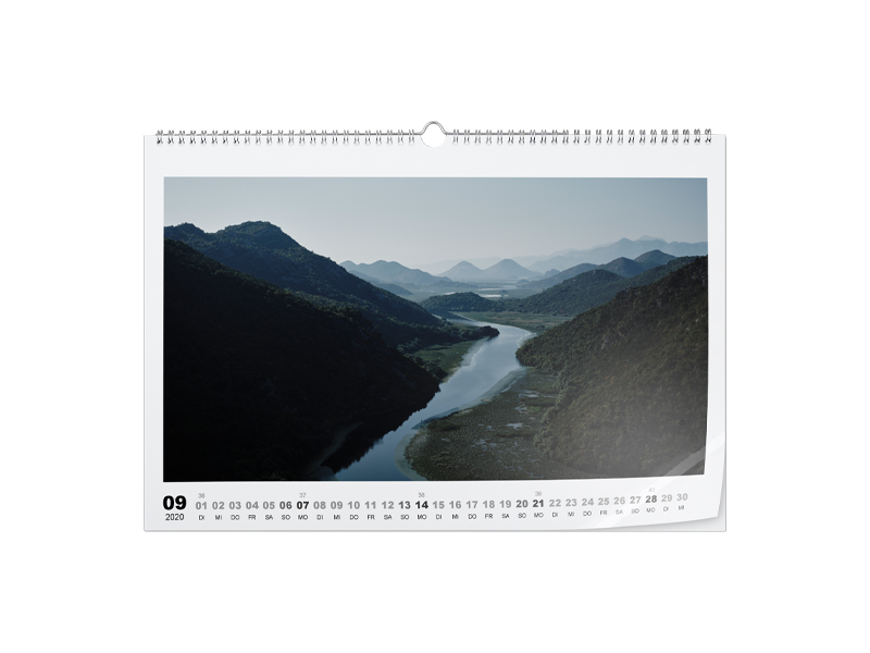 60007773 Wandkalender Fotopapier A3 quer 2