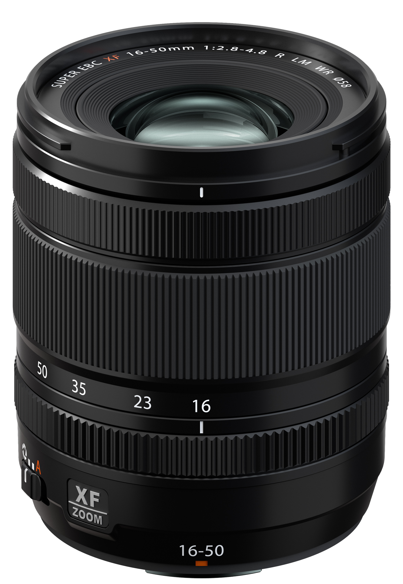 XF16 50mm lens frontUp product page image