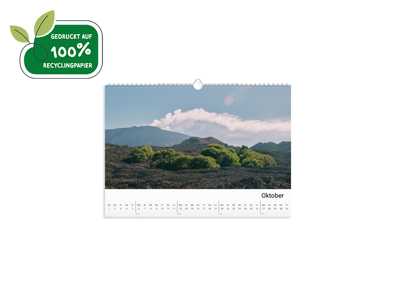 60010954 Natura Wandkalender Digitaldruck A4 quer de 1