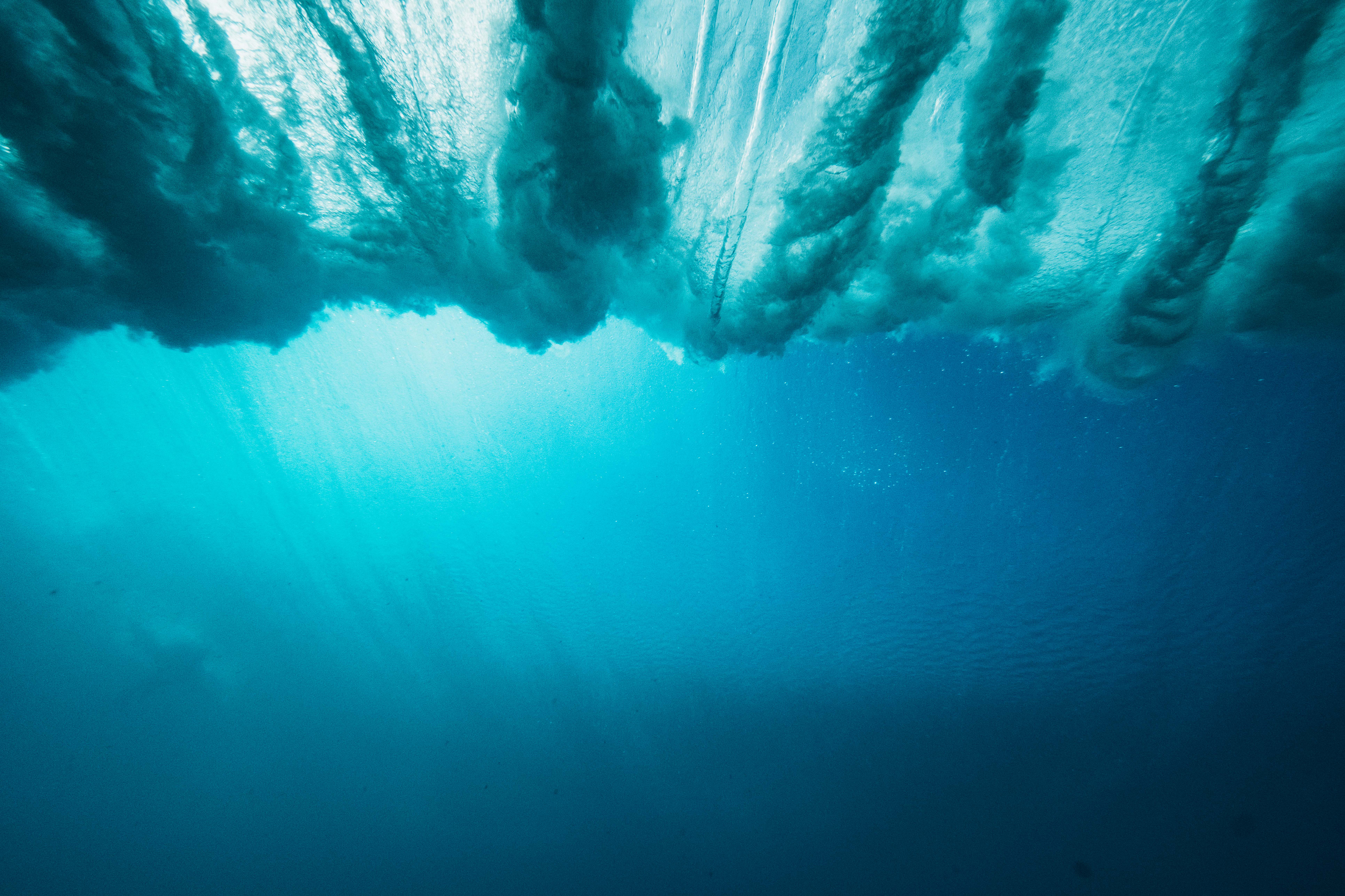 Turbines creadted by powerful waves breaking